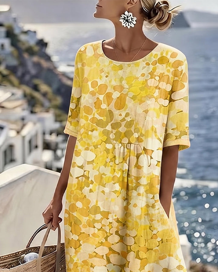 Fleuré - Печатна Широка Рокля